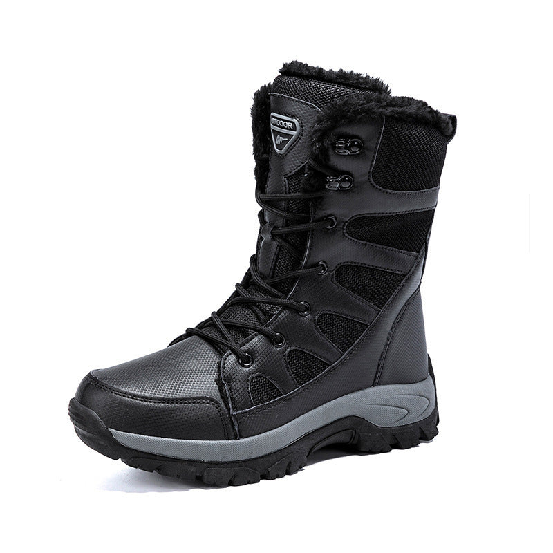 Bottes Militaires Doublées Peluche Homme