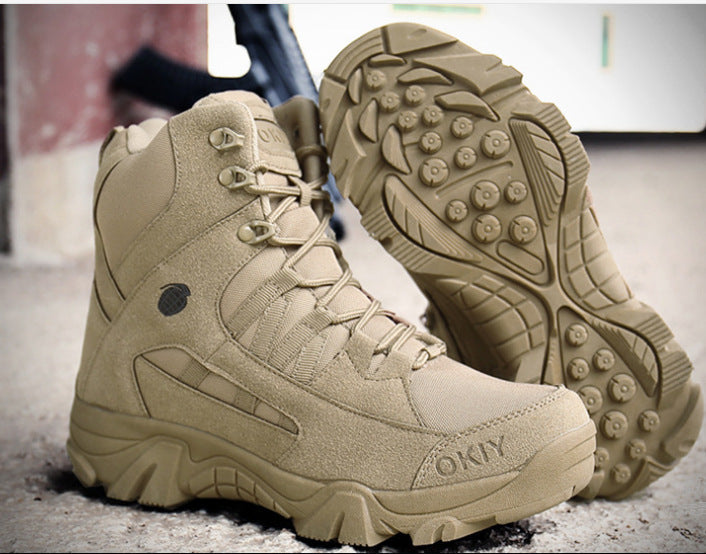 OKIY Bottes Tactiques Montantes Homme