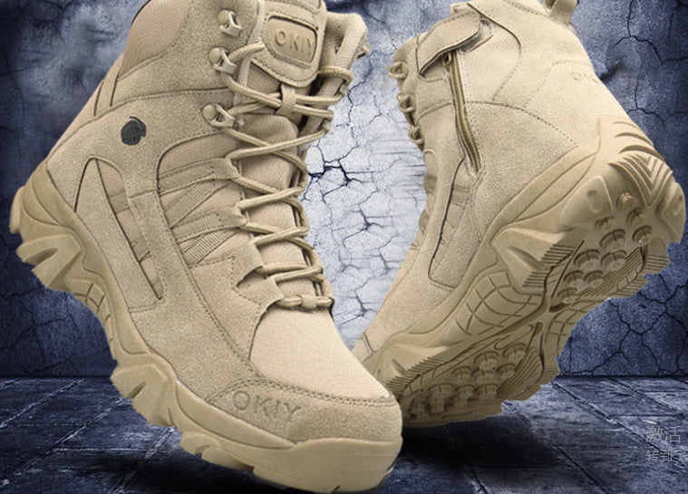 OKIY Bottes Tactiques Montantes Homme