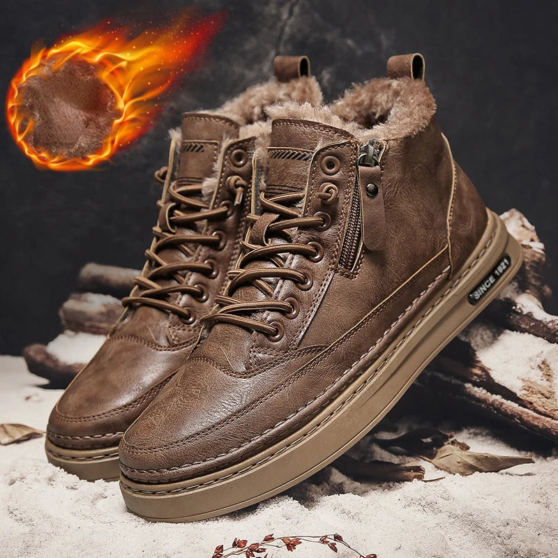 Bottes Velours Thermique Homme