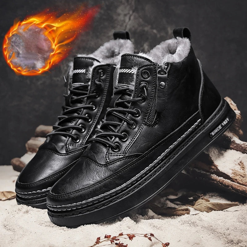 Bottes Velours Thermique Homme
